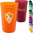 22 oz. Large Plastic Stadium Cup w/ Custom Imprint | https://www.bestnamebadges.com