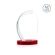 Wichita VividPrint™ Award on Alberton Base - Red | https://www.bestnamebadges.com