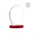 Wichita VividPrint™ Award on Alberton Base - Red | https://www.bestnamebadges.com