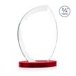 Wichita VividPrint™ Award on Alberton Base - Red | https://www.bestnamebadges.com