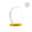 Wichita VividPrint™ Award on Alberton Base - Gold | https://www.bestnamebadges.com