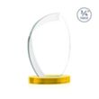 Wichita VividPrint™ Award on Alberton Base - Gold | https://www.bestnamebadges.com