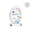 Wichita VividPrint™ Award on Alberton Base - Clear | https://www.bestnamebadges.com
