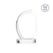 Wichita VividPrint™ Award on Alberton Base - Clear | https://www.bestnamebadges.com