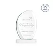 Wichita Award on Alberton Base - White | https://www.bestnamebadges.com