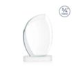 Wichita Award on Alberton Base - White | https://www.bestnamebadges.com