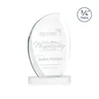 Wichita Award on Alberton Base - White | https://www.bestnamebadges.com