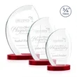 Wichita Award on Alberton Base - Red | https://www.bestnamebadges.com