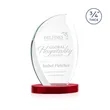 Wichita Award on Alberton Base - Red | https://www.bestnamebadges.com