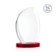 Wichita Award on Alberton Base - Red | https://www.bestnamebadges.com