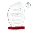 Wichita Award on Alberton Base - Red | https://www.bestnamebadges.com