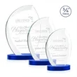 Wichita Award on Alberton Base - Blue | https://www.bestnamebadges.com