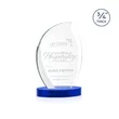Wichita Award on Alberton Base - Blue | https://www.bestnamebadges.com
