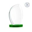 Wichita Award on Alberton Base - Green | https://www.bestnamebadges.com