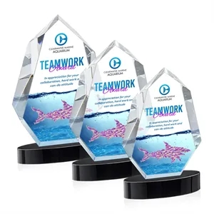 Norwood VividPrint™ Award on Alberton Base - Black | https://www.bestnamebadges.com