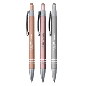 Union Printed - Plato Stylus Metallic Click Metal Pen