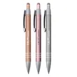 Union Printed - Plato Stylus Metallic Click Metal Pen | https://www.bestnamebadges.com