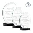 Wichita Award on Alberton Base - Black | https://www.bestnamebadges.com