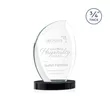 Wichita Award on Alberton Base - Black | https://www.bestnamebadges.com