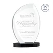 Wichita Award on Alberton Base - Black | https://www.bestnamebadges.com
