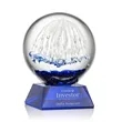 Starburst Award on Sheffield Base - Blue | https://www.bestnamebadges.com