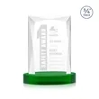 Messina Award on Alberton Base - Green | https://www.bestnamebadges.com