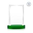 Messina Award on Alberton Base - Green | https://www.bestnamebadges.com