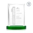 Messina Award on Alberton Base - Green | https://www.bestnamebadges.com
