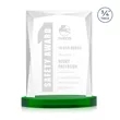 Messina Award on Alberton Base - Green | https://www.bestnamebadges.com
