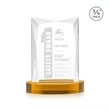 Messina Award on Alberton Base - Amber | https://www.bestnamebadges.com