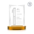 Messina Award on Alberton Base - Amber | https://www.bestnamebadges.com