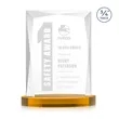 Messina Award on Alberton Base - Amber | https://www.bestnamebadges.com
