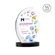 Wichita VividPrint™ Award on Alberton Base - Black | https://www.bestnamebadges.com