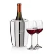 Pescara Wine Cooler & Danforth Wine Set | https://www.bestnamebadges.com