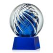Genista Award on Robson Base - Blue | https://www.bestnamebadges.com