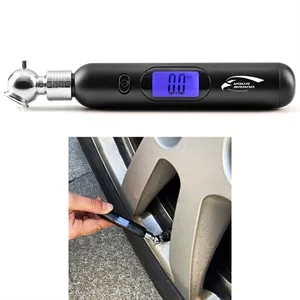 Metallic Head Digital Tire Pressure Gauge With Backlight LCD