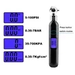 Metallic Head Digital Tire Pressure Gauge With Backlight LCD | https://www.bestnamebadges.com