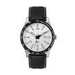 43.5MM, SS, SILVER CASE, BK BEZEL, 3-HAND MVT, DTE | https://www.bestnamebadges.com