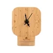 Cade Bamboo Desk Clock | https://www.bestnamebadges.com