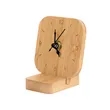 Cade Bamboo Desk Clock | https://www.bestnamebadges.com