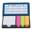 Leather Look Case Of Sticky Notes With Calendar | https://www.bestnamebadges.com
