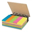 Spiral Book With Sticky Notes And Flags | https://www.bestnamebadges.com