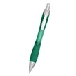 Rio Ballpoint Pen With Contoured Rubber Grip | https://www.bestnamebadges.com