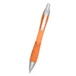 Rio Ballpoint Pen With Contoured Rubber Grip | https://www.bestnamebadges.com