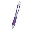 Rio Ballpoint Pen With Contoured Rubber Grip | https://www.bestnamebadges.com
