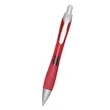 Rio Ballpoint Pen With Contoured Rubber Grip | https://www.bestnamebadges.com