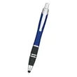 Tri-Band Pen With Stylus | https://www.bestnamebadges.com