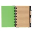 ECO-INSPIRED SPIRAL NOTEBOOK & PEN | https://www.bestnamebadges.com