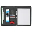 Eclipse Bonded Leather Zippered Portfolio With Calculator | https://www.bestnamebadges.com