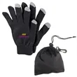Touch Screen Gloves In Pouch | https://www.bestnamebadges.com